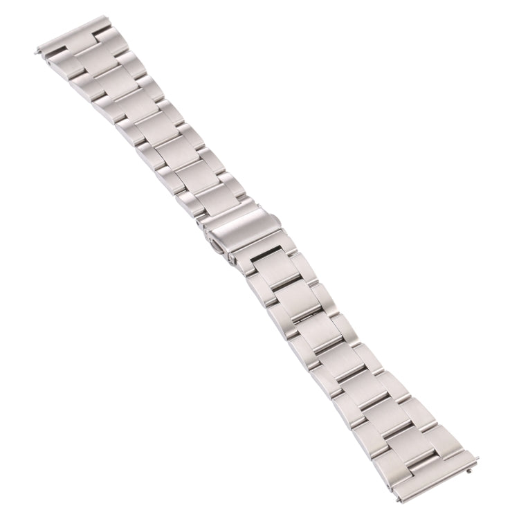 22mm Three-bead Steel Watch Band