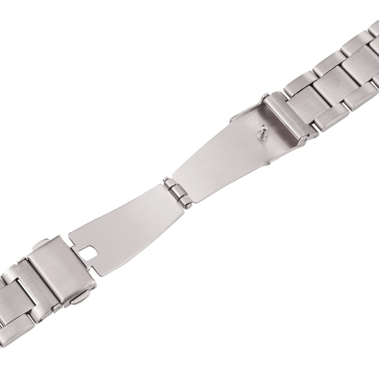 22mm Three-bead Steel Watch Band