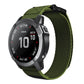 Hook And Loop Fastener Nylon Watch Band, 22mm, 26mm