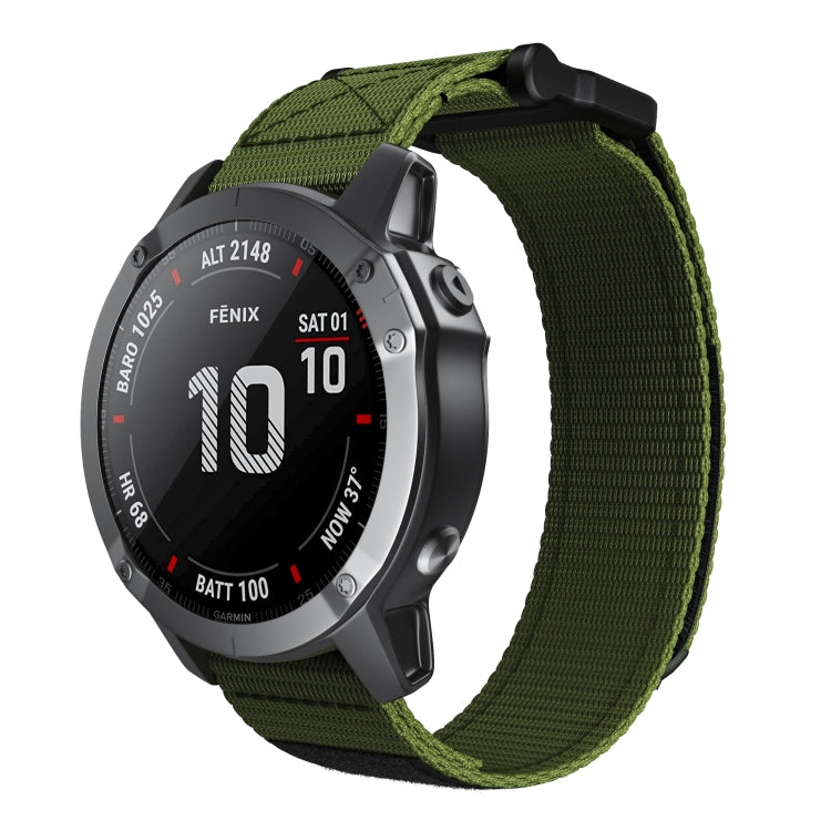 Hook And Loop Fastener Nylon Watch Band, 22mm, 26mm