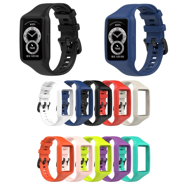 Integrated Silicone Watch Band, For Huawei Band 7
