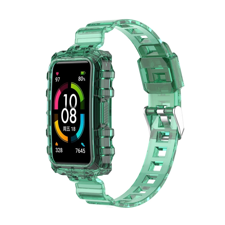 Integrated Transparent Silicone Watch Band, For Huawei Band 7