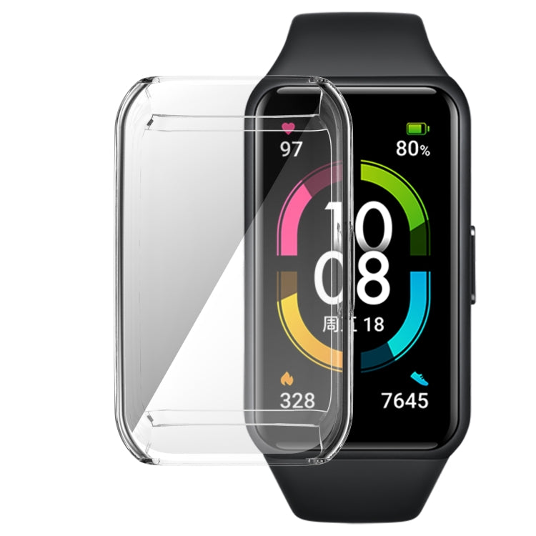 Full Coverage Electroplating TPU Watch Case, For Huawei Band 7
