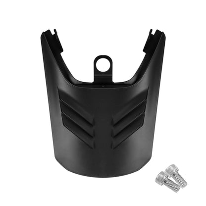 Black rear wheel fender with center bracket hole and included mounting bolts