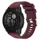 For Garmin Descent G1 / Forerunner 745/945/935 / Approach S62 Solid Color Silicone Watch Band
