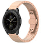 Rose gold stainless steel watch strap with butterfly buckle, 46mm, for Galaxy Watch
