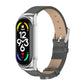 MIJOBS CS Metal Case + Microfiber Leather Watch Band, For Xiaomi Mi Band 7 / 7 NFC