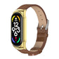 MIJOBS CS Metal Case + Microfiber Leather Watch Band, For Xiaomi Mi Band 7 / 7 NFC