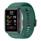 Solid Color Silicone Watch Band with Buckle, For Huawei Watch D