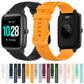 19mm Silicone Plaid Watch Band, For ID205 / Willful SW021