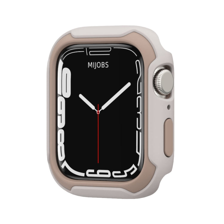 Detachable Two-color Watch Case For Apple Watch Series, 7 41mm / 6&SE&5&4 40mm, 7 45mm / 6&SE&5&4 44mm