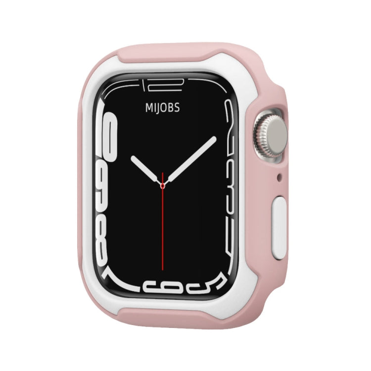 Detachable Two-color Watch Case For Apple Watch Series, 7 41mm / 6&SE&5&4 40mm, 7 45mm / 6&SE&5&4 44mm
