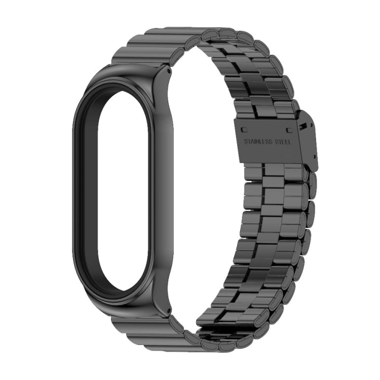 MIJOBS CS Bamboo Buckle Stainless Steel Watch Band, For Xiaomi Mi Band 7 / 7 NFC