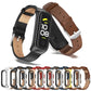 MIJOBS Metal Case Microfiber Leather Watch Band, For Samsung Galaxy Fit 2