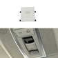Porcelain white sunroof dome light switch button with vent-style icon and side mounting tabs