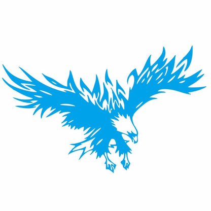 Blue eagle pattern car hood decorative sticker decal