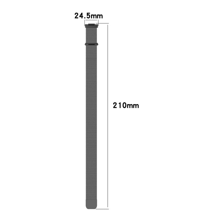 For Huawei Watch Fit 2 Milan Magnetic Stainless Steel Watch Band