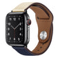 PU Leather Black Buckle Watch Band For Apple Watch Series, 7 45mm / 6&SE&5&4 44mm / 3&2&1 42mm, 7 41mm / 6&SE&5&4 40mm / 3&2&1 38mm
