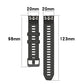 Solid Color Silicone Sports Watch Band, For Garmin Instinct 2S
