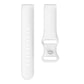 Butterfly Buckle Silicone Watch Band, For Xiaomi Mi Watch 18mm