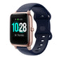 For Xiaomi Haylou Smart Watch LS01 19mm Butterfly Buckle Silicone Watch Band