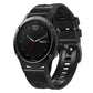 For Garmin Fenix 7X Silicone + Leather Quick Release Watch Band