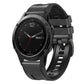 For Garmin Fenix 7X Silicone + Leather Quick Release Watch Band