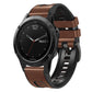 For Garmin Fenix 7X Silicone + Leather Quick Release Watch Band