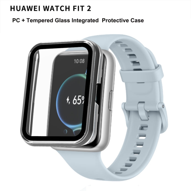 PC+ Toughened Film Fully Enclosed Protective Watch Case, For Huawei Watch Fit 2