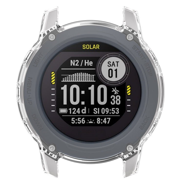 Half Coverage Hollowed TPU Watch Case, For Garmin Descent G1