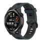 22mm Stripe Two-color Silicone Watch Band, For Honor Watch GS 3