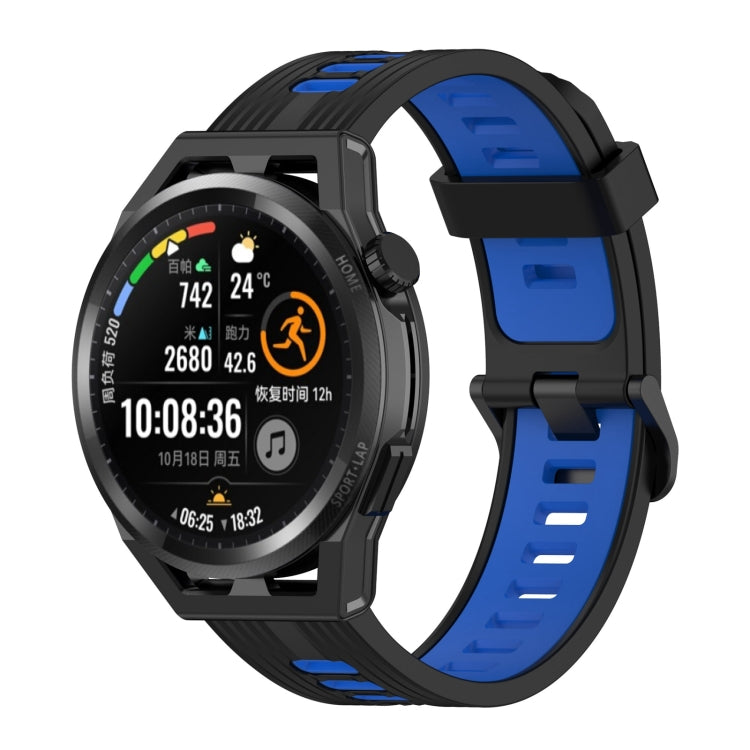 22mm Stripe Two-color Silicone Watch Band, For Honor Watch GS 3