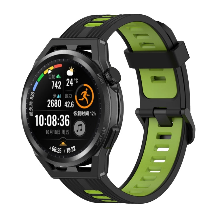 22mm Stripe Two-color Silicone Watch Band, For Honor Watch GS 3