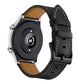 22mm Cowhide Leather Sewing Thread Watch Band, For Honor Watch GS 3