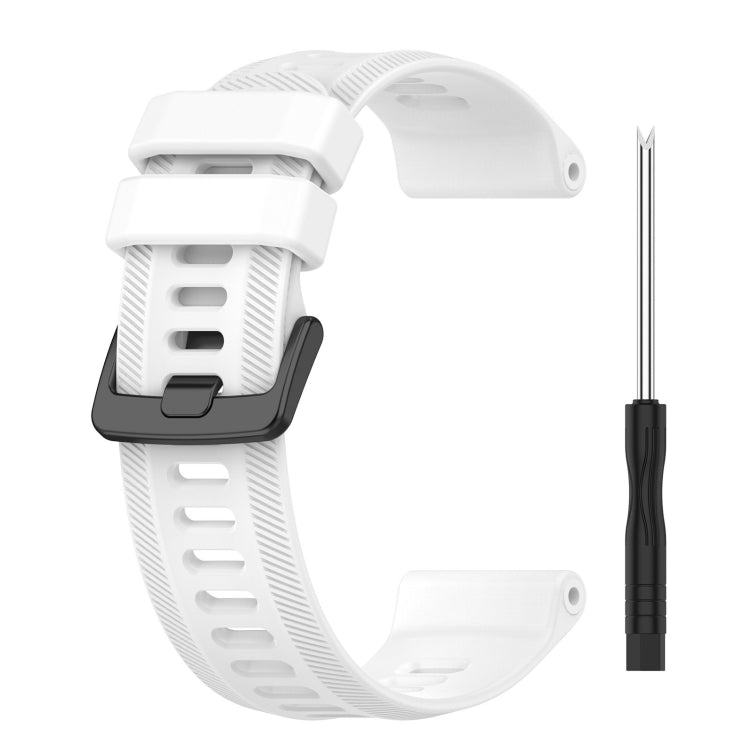 22mm Silicone Twill Watch Band, For Garmin Forerunner 955
