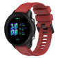 22mm Silicone Twill Watch Band, For Garmin Forerunner 955
