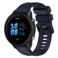 22mm Silicone Twill Watch Band, For Garmin Forerunner 955