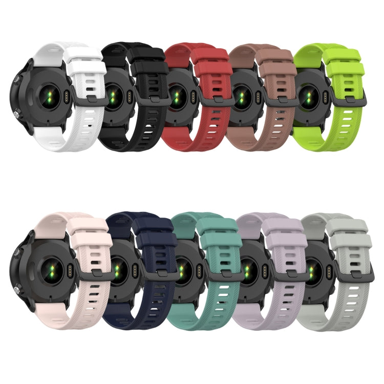 22mm Silicone Twill Watch Band, For Garmin Forerunner 955
