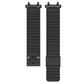 For Huami Amazfit T-Rex 2 Snap-fit Stainless Steel Mesh Watch Band