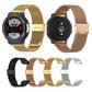 For Huami Amazfit T-Rex 2 Snap-fit Stainless Steel Mesh Watch Band