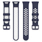 For Xiaomi Mi Band 7 Pro Two-Color Breathable Silicone Watch Band