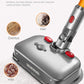 Gray wet mopping head with side anti-collision strip and suction opening design