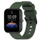 20mm Step Silicone Strap Stainless Steel Black Buckle, For Amazfit Bip 3