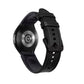 Silicone + Leather Black Buckle Watch Band, For Samsung Galaxy Watch5 Pro 45mm/5 44mm/5 40mm