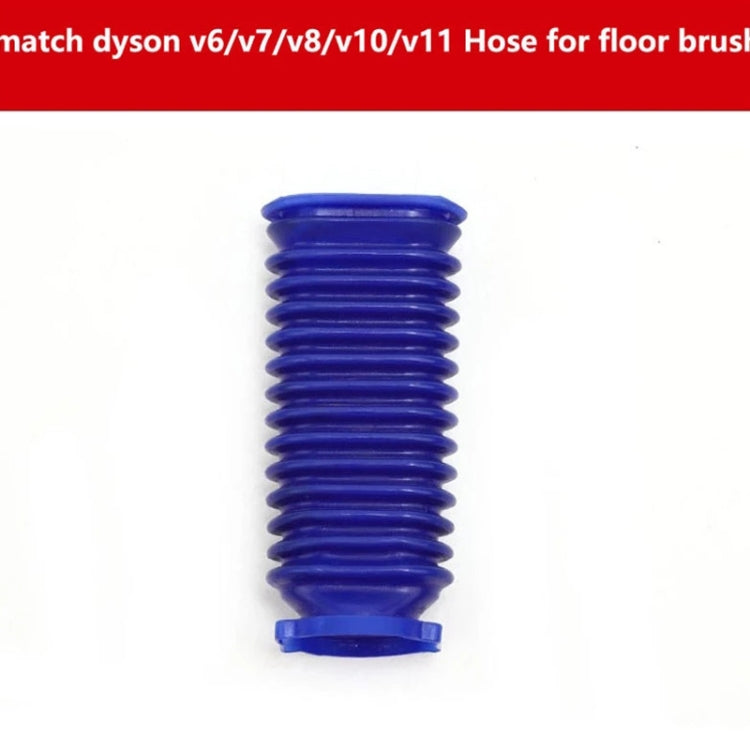 Purple ribbed flexible connector sleeve for vacuum hose