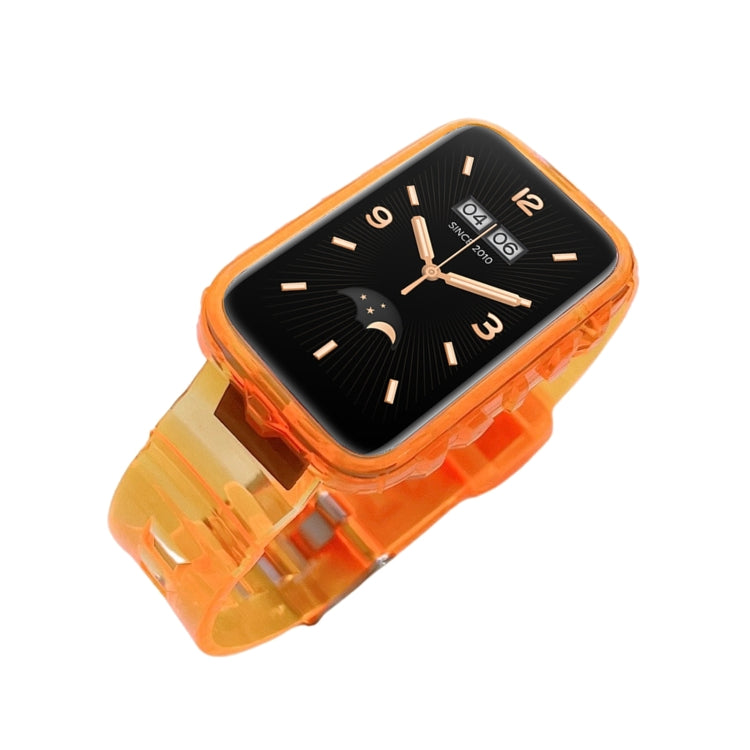 Integrated Transparent Silicone Watch Band, For Xiaomi Mi Band 7 Pro