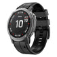 Vertical Stripes Two-color Silicone Watch Band, For Garmin Fenix 7, For Garmin Fenix 7X