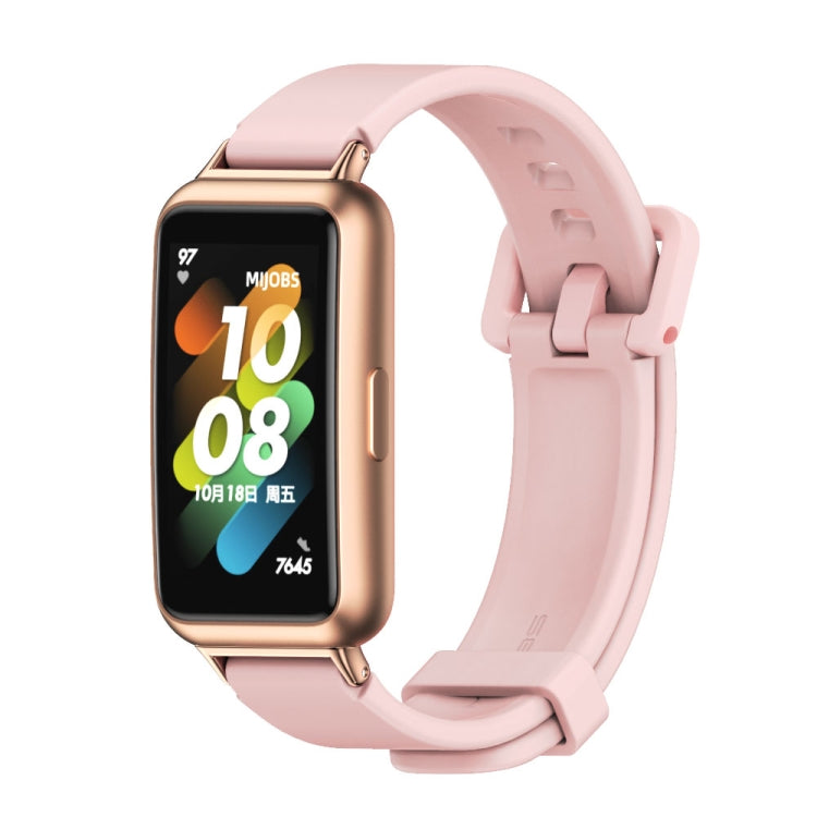 MIJOBS Breathable Silicone Watch Band, For Huawei Band 7 / 7 NFC