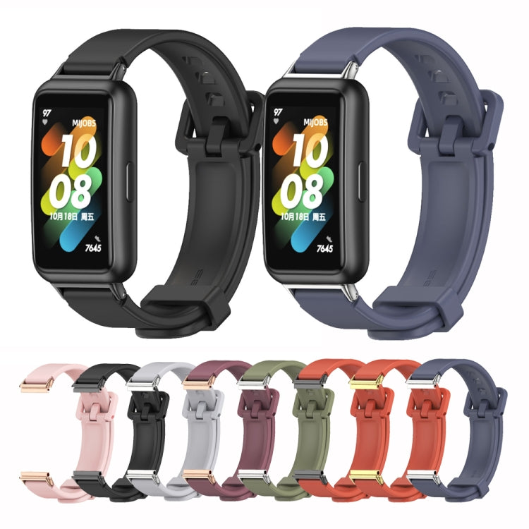 MIJOBS Breathable Silicone Watch Band, For Huawei Band 7 / 7 NFC