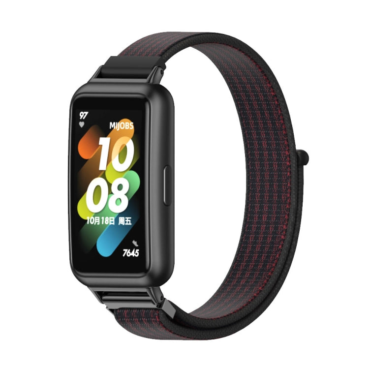 Mijobs Breathable Nylon Watch Band, For Huawei Band 7 / 7 NFC